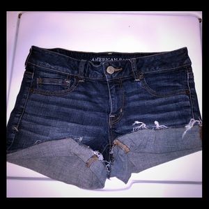 American Eagle Shortie Jean Shorts